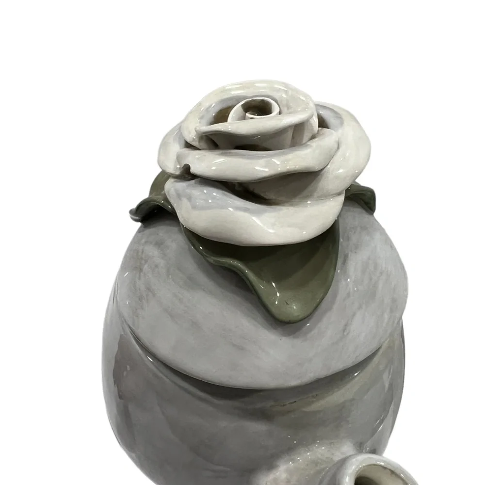 STUDIO B CERAMIC 3 PIECE CERAMIC STACKING TEAPOT